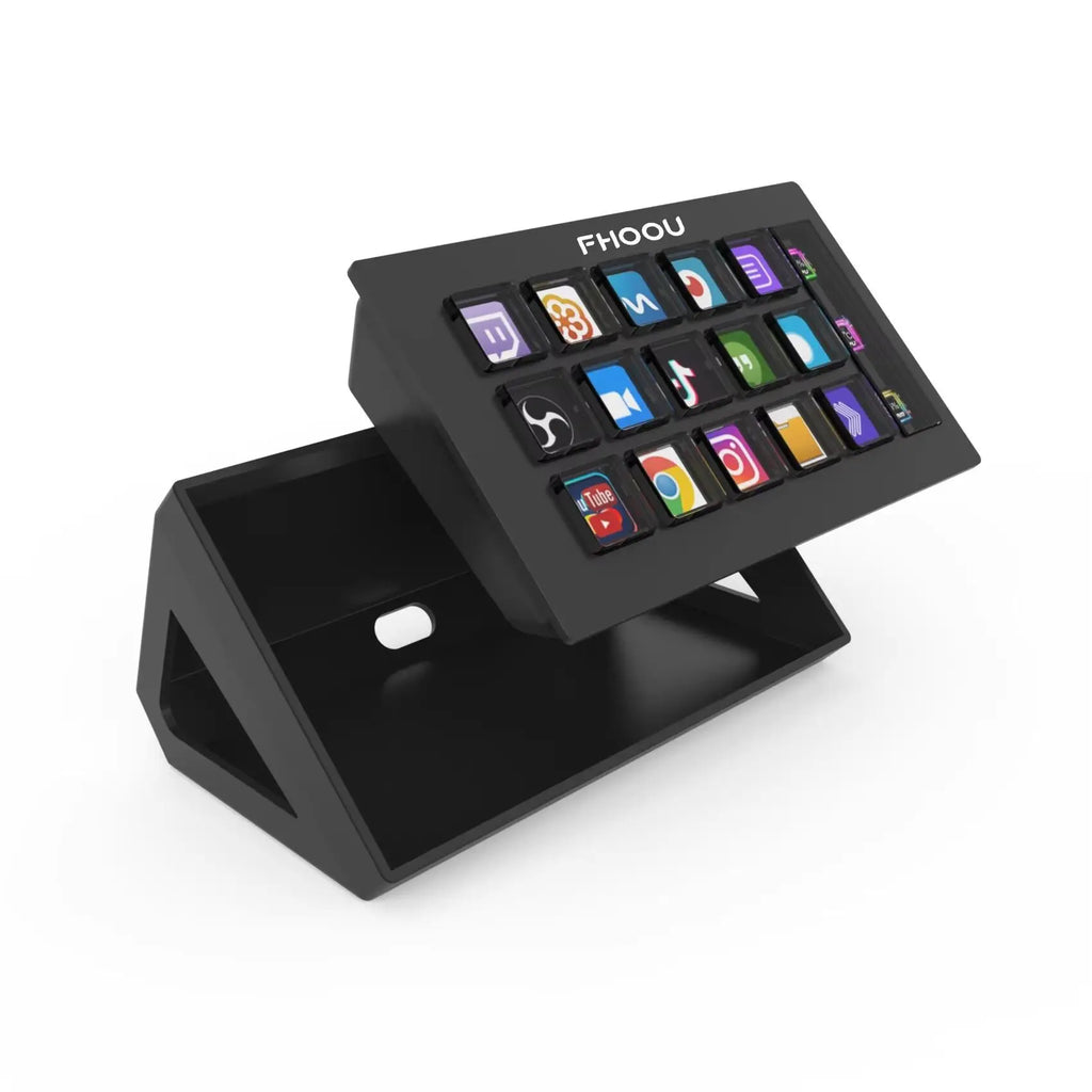 StreamDeck Mini Clavier Visuel Bouton LCD 15Touches Contrôleur De Création De Contenu En Direct Bouton Personnalisé Pour Windows/MacOS Kryboard Cadeau