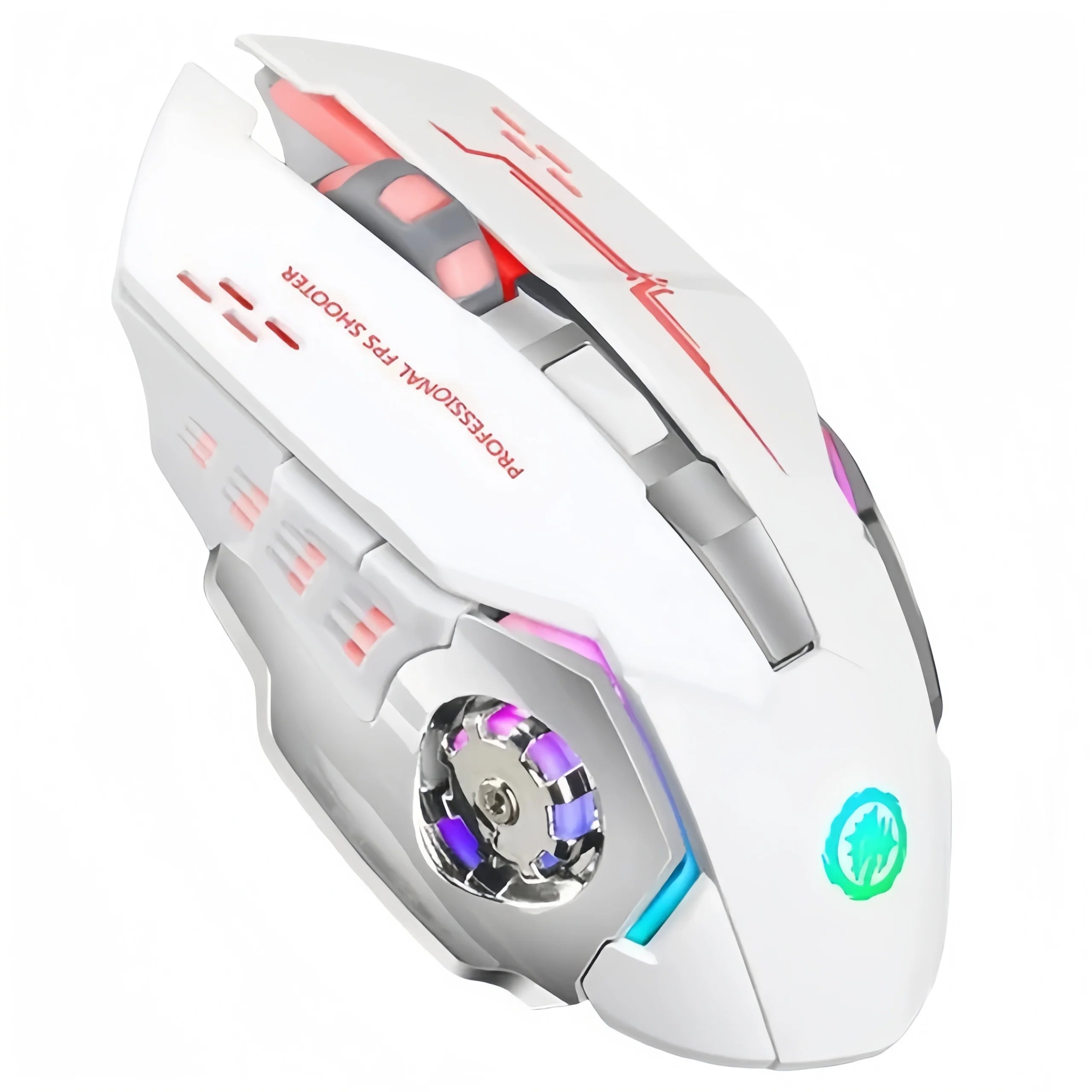 Souris sans fil 2.4G Souris Bluetooth Souris de jeu rétroéclairée RVB Souris rechargeables Souris silencieuse 3600 DPI Souris pour ordinateur portable Macbook