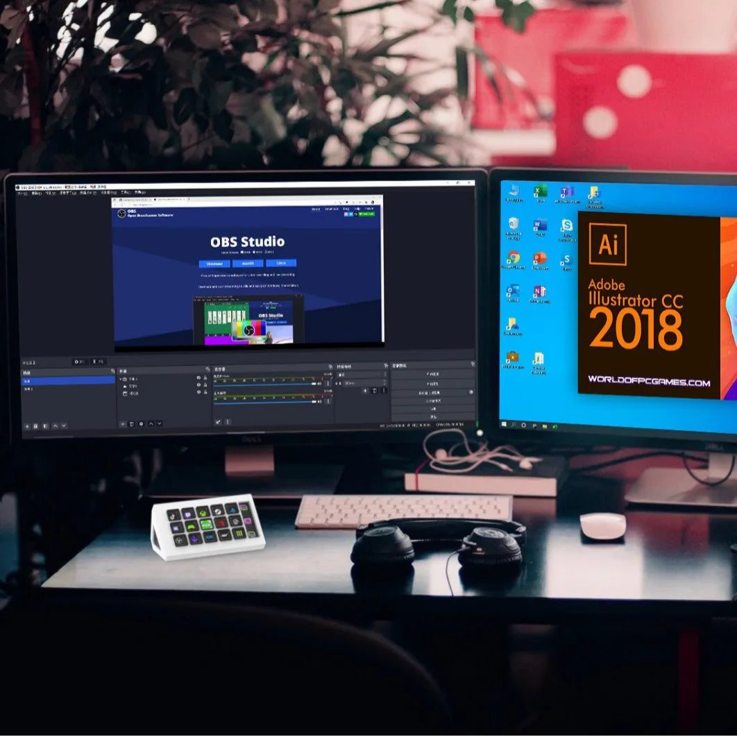 StreamDeck Mini Clavier Visuel Bouton LCD 15Touches Contrôleur De Création De Contenu En Direct Bouton Personnalisé Pour Windows/MacOS Kryboard Cadeau