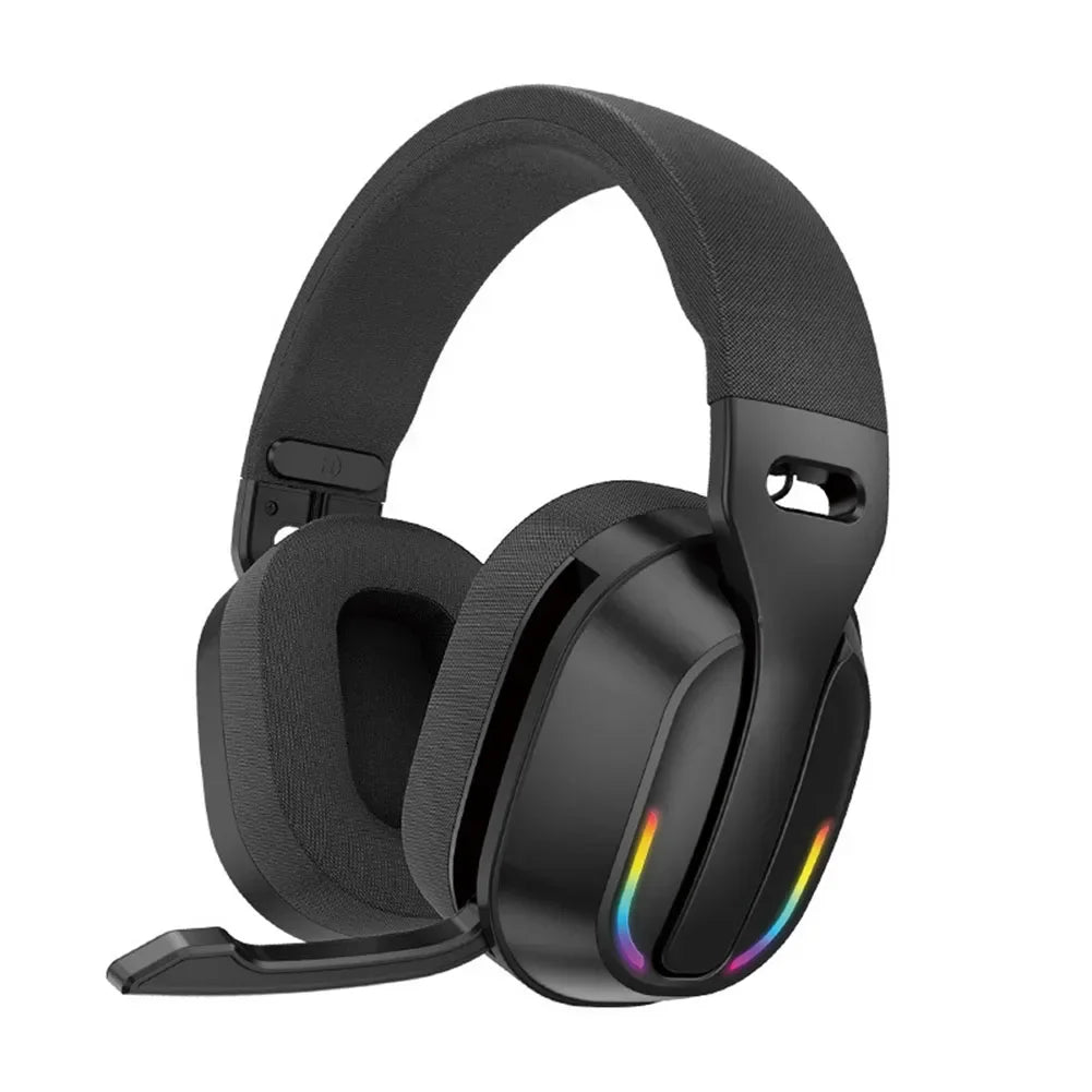 Casque sans fil B500 RGB Casque de jeu antibruit 60H Playtime BTV5.4 & HD Sound Stereo Music Game Écouteurs