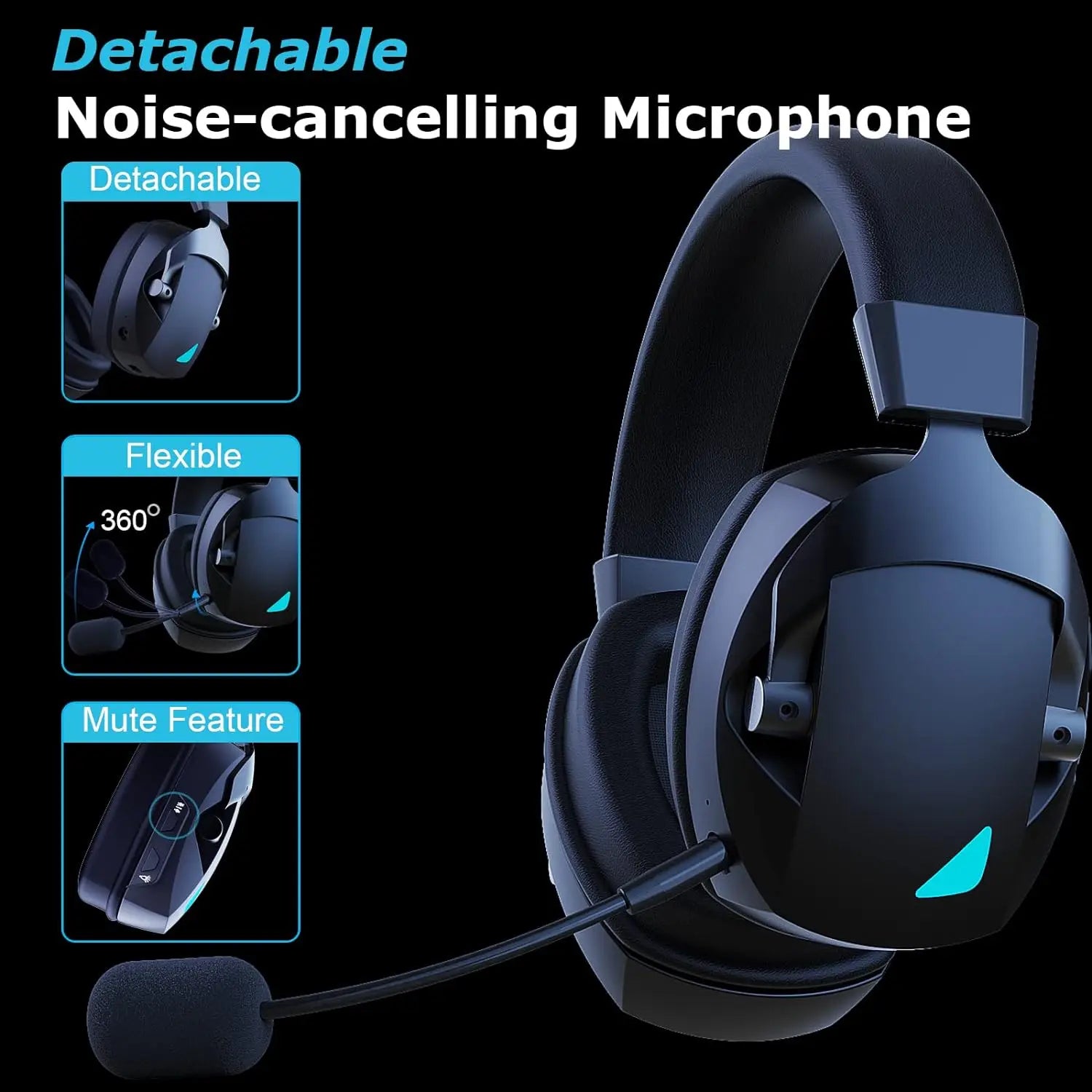 Casque Gaming Sans fil RGB Pro