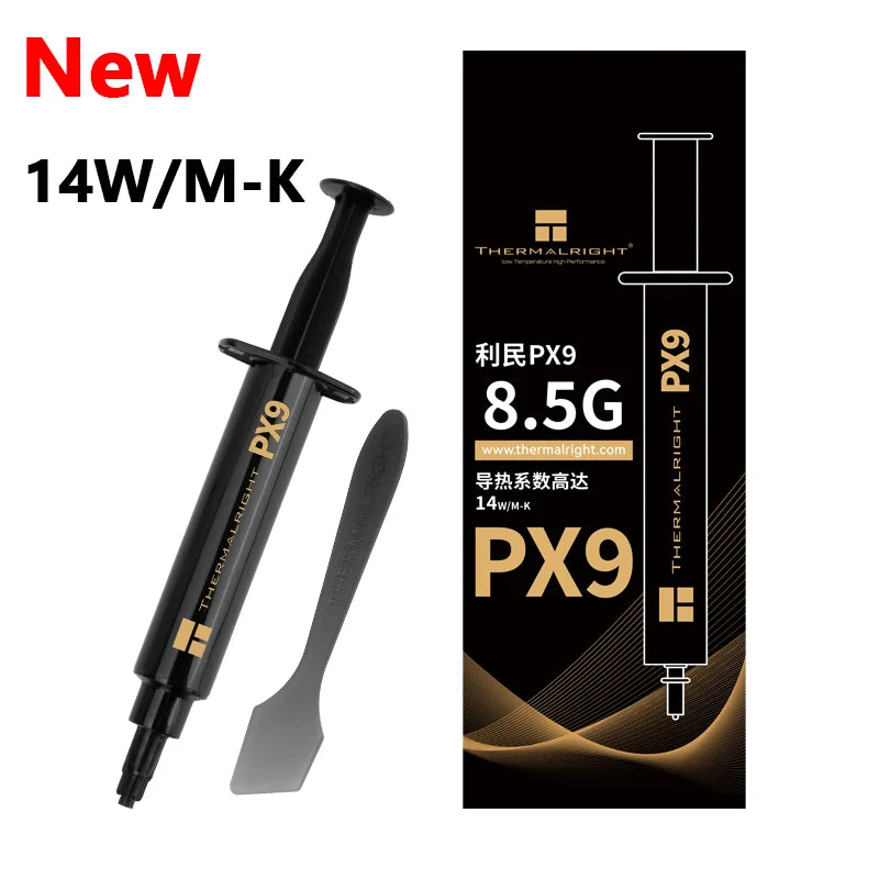 Thermalright PX7 Pâte thermique 12,9 W/m-k Composé thermique haute performance CPU GPU Dissipateur de chaleur Graisse de refroidissement 8.5g avec spatule