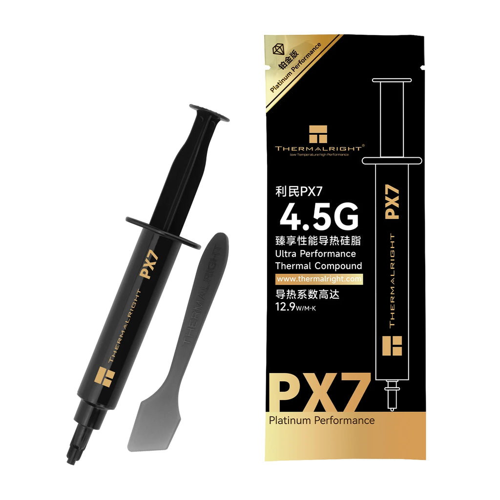 Thermalright PX7 Pâte thermique 12,9 W/m-k Composé thermique haute performance CPU GPU Dissipateur de chaleur Graisse de refroidissement 8.5g avec spatule