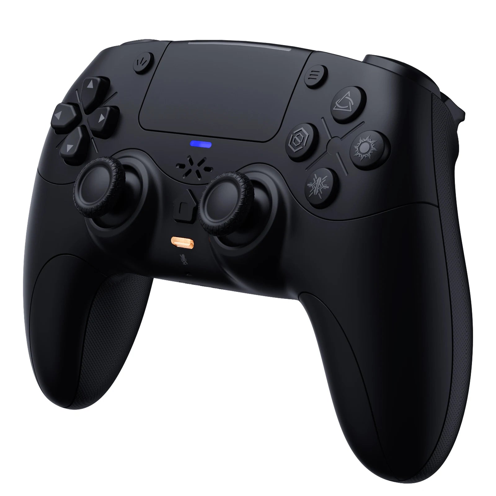 Manette de jeu pour Playstation 5 PS5/PC, contrôleur sans fil avec déclencheurs adaptatifs Rétroaction haptique Double choc Moteur linéaire Contrôle de jeu