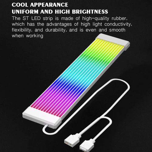 Câble PC de synchronisation ARGB 5V 3 broches 8/24 broches Câble d’extension d’alimentation de la carte mère Flexible LED Strip Light DIY Kit Carte vidéo 8Pin 6PIN Câble
