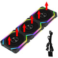 Ventilateur de refroidissement JUMPEAK CS120 ARGB 360mm 240mm Épissement modulaire empilable PWM Ventilateurs RGB silencieux de 120 mm pour le refroidisseur d’eau de boîtier de PC de jeu