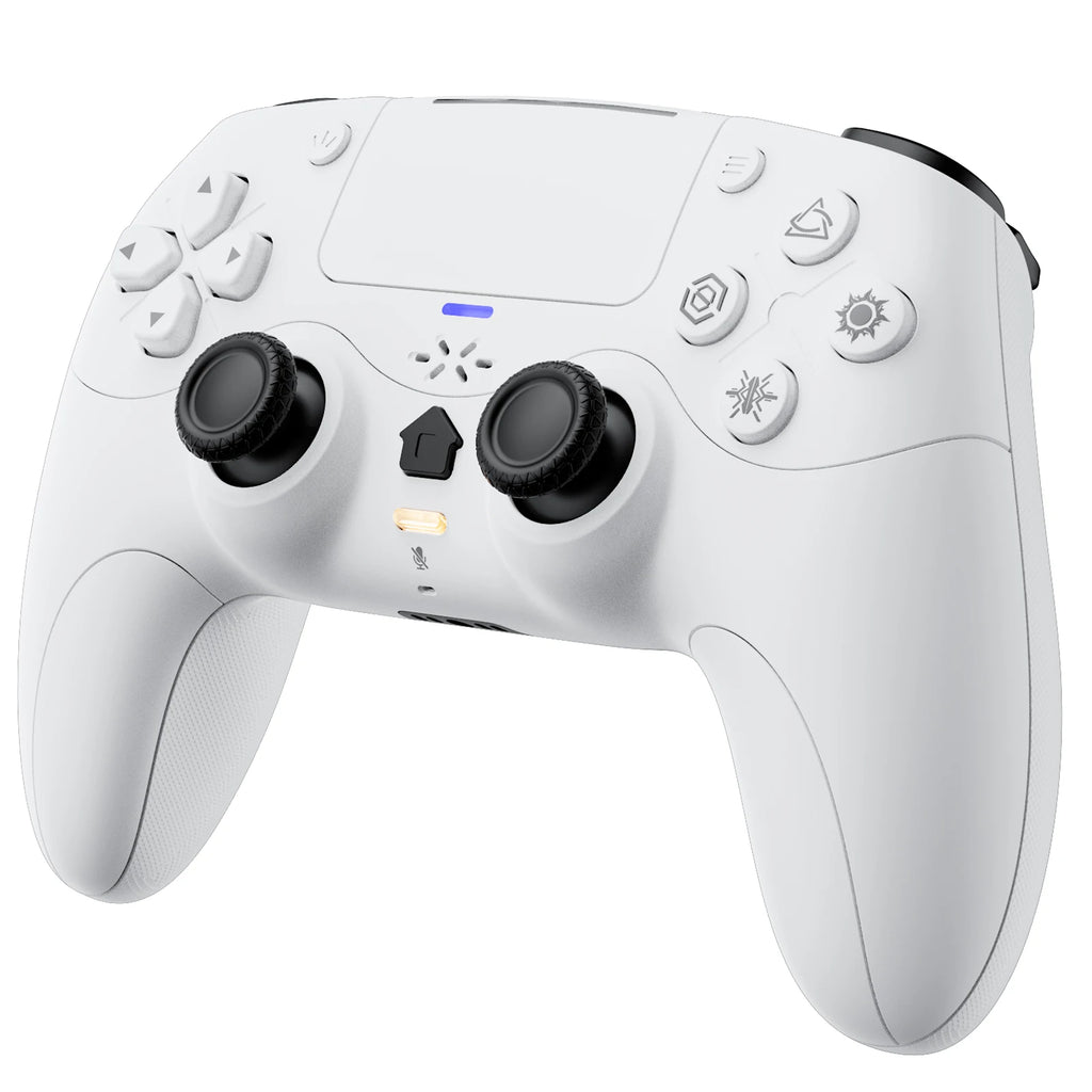 Manette de jeu pour Playstation 5 PS5/PC, contrôleur sans fil avec déclencheurs adaptatifs Rétroaction haptique Double choc Moteur linéaire Contrôle de jeu