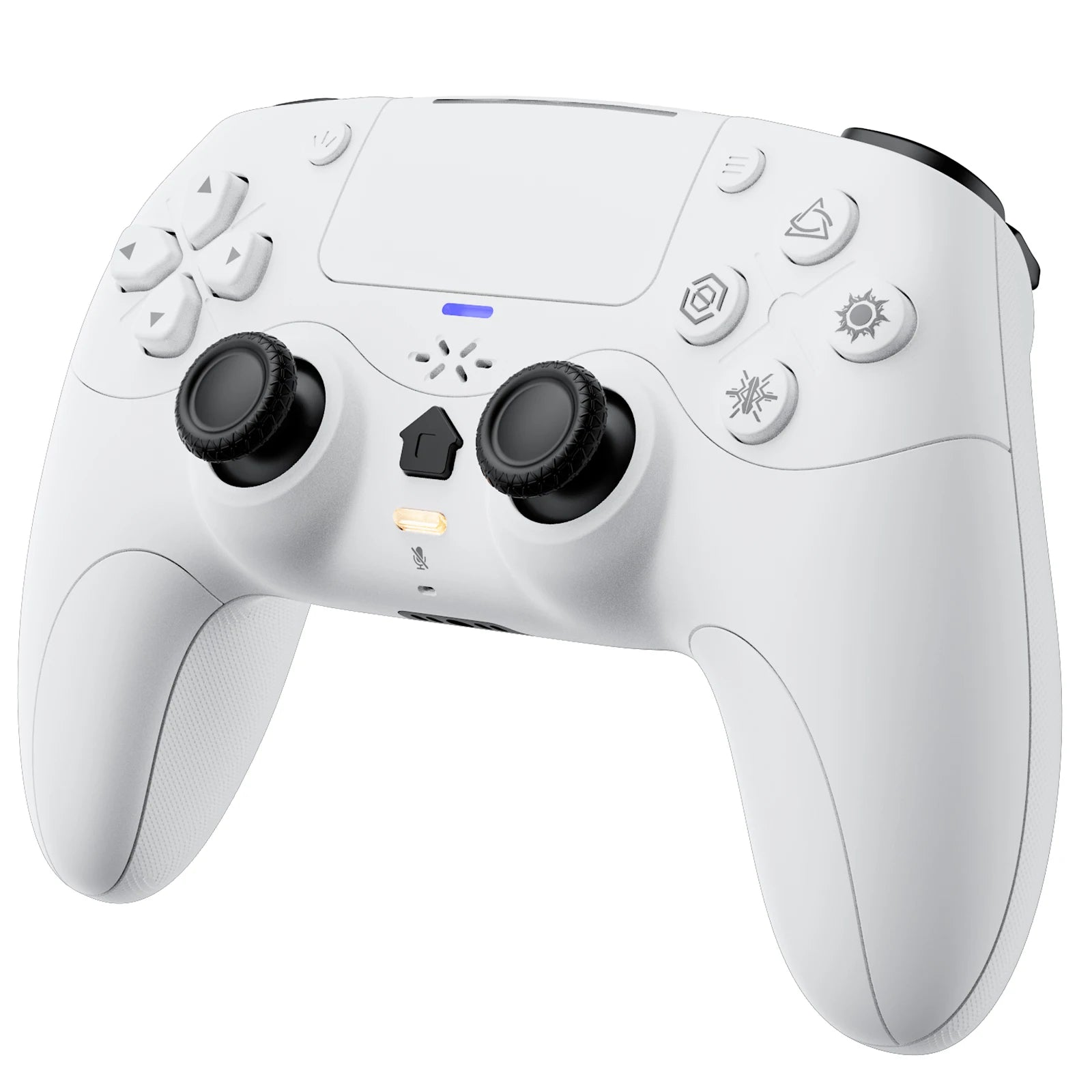 Manette de jeu pour Playstation 5 PS5/PC, contrôleur sans fil avec déclencheurs adaptatifs Rétroaction haptique Double choc Moteur linéaire Contrôle de jeu