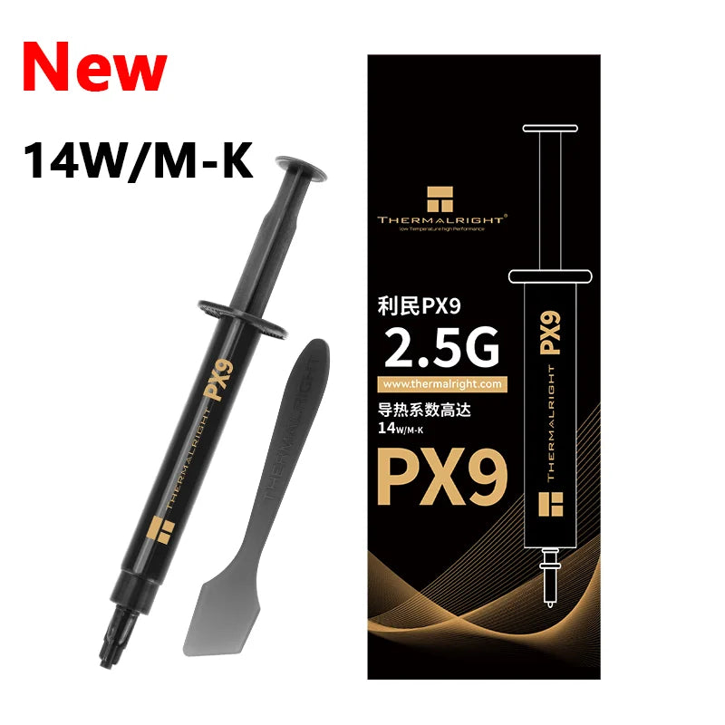 Thermalright PX7 Pâte thermique 12,9 W/m-k Composé thermique haute performance CPU GPU Dissipateur de chaleur Graisse de refroidissement 8.5g avec spatule